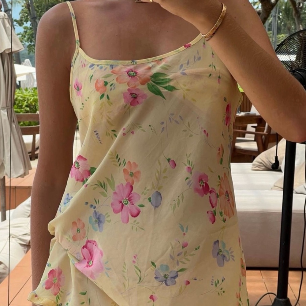 ✖️sold✖️Vintage Victoria’s Secret Floral Slip Dress and Robe - Picture 9 of 11